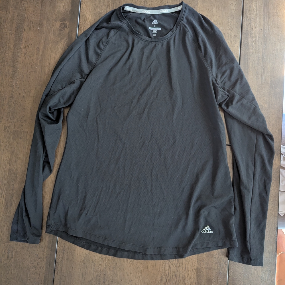 adidas Black Long Sleeve Shirt